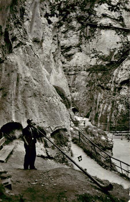 Alphorn Cor des Alpes-- Aareschlucht Meiringen