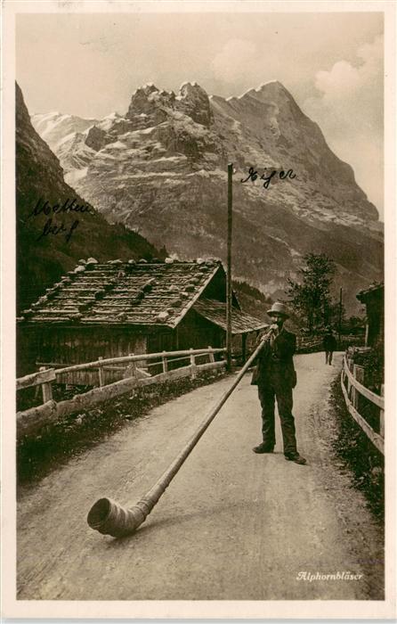 Alphorn Cor des Alpes-- Blaeser