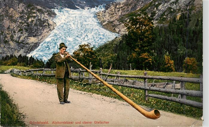 Alphorn Cor des Alpes-- Grindelwald Blaeser Gletscher