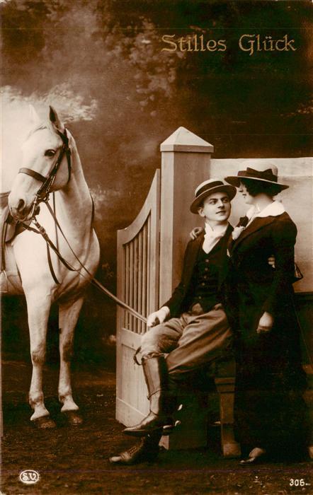 Foto SV Nr. 306 Stilles Glück Pferd Mann Frau