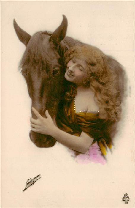 Foto Perrochet-Matile Nr. Pferd Frau