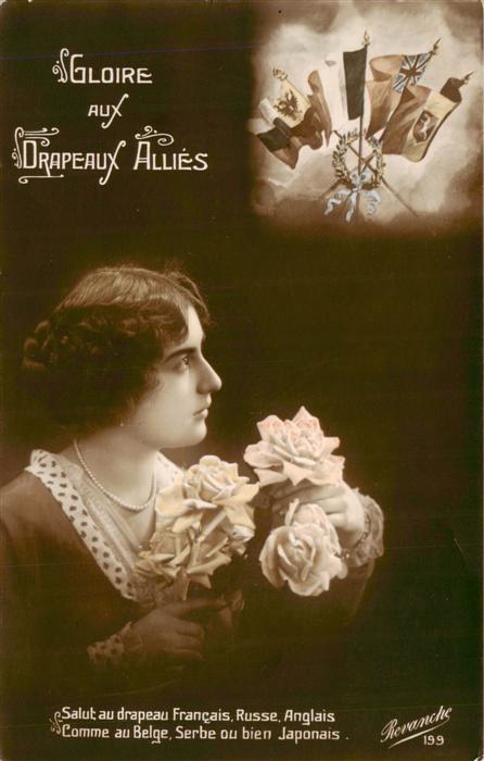 Foto Revanche Nr. 199 Gloire aux Drapeaux Allies Frau Blü