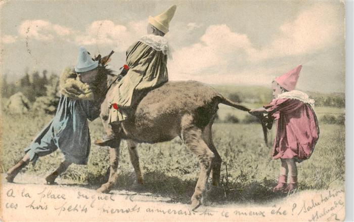 Esel Tiere Kinder