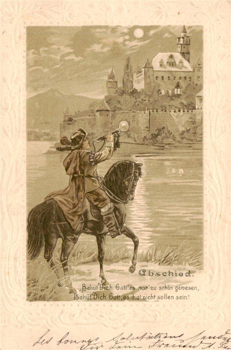 Trompeter von Saeckingen Scheffel Abschid