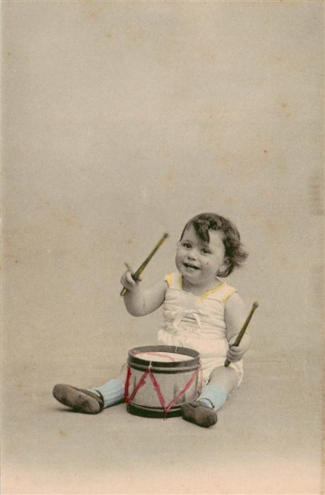 Trommel Trommler Drummer Batteur Tamborilero-- Baby