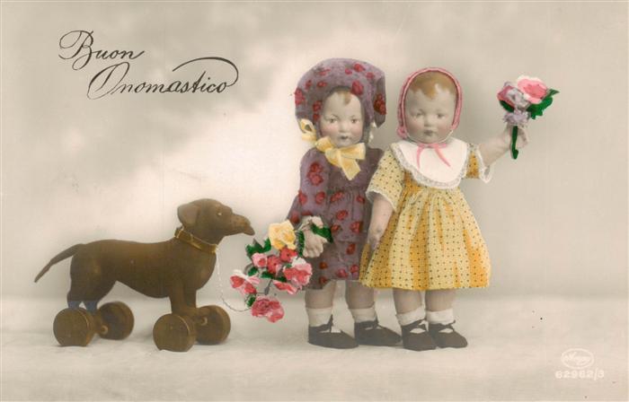 Foto Amag Nr. 62962/3 Puppen Spielzeug Hund