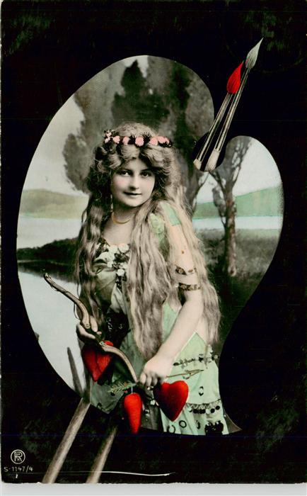 Foto RPH Nr. 1147/4 Mädchen Herz