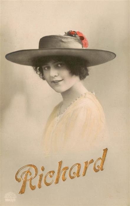 Foto RKL Nr. 8842/3 Richard Frau Hut