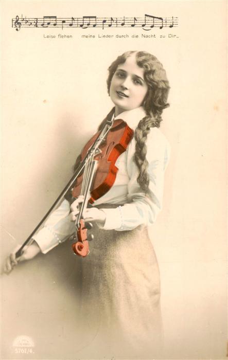 Foto RKL Nr. 5761/4 Frau Violine