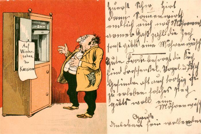 Humor Humour-- Kassierer
