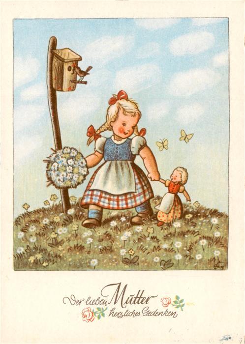 Muttertag Mothers Day Puppe Kind