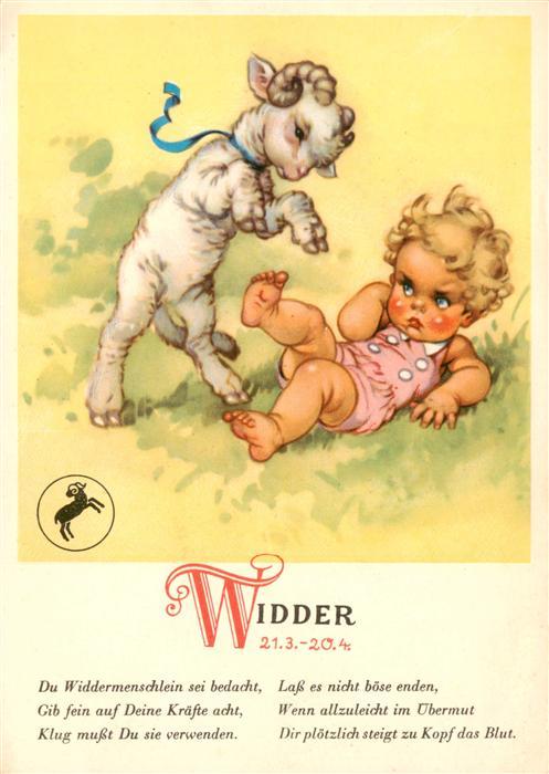 Sternzeichen Zodiac Sign Signe Zodiaque Widder