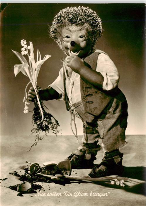 Mecki Nr. 26 Hoer Zu Gebrueder Diehl Glueck Bringen Igel Blume