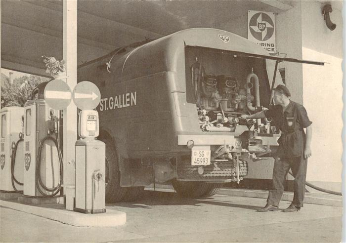 Tankstelle Gas Station Service Gasolinera-- Benzin Heizoel Mass Auto