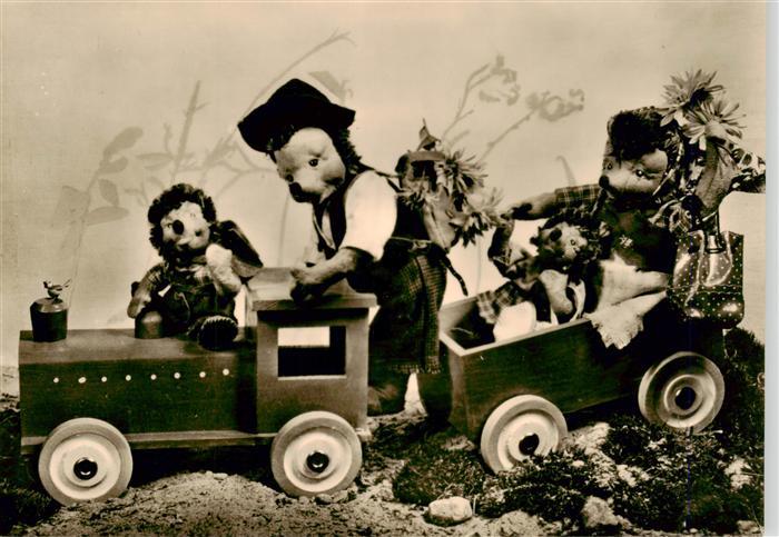 Puppen Dolls Poupees Munecas Spielzeug Igel Zug