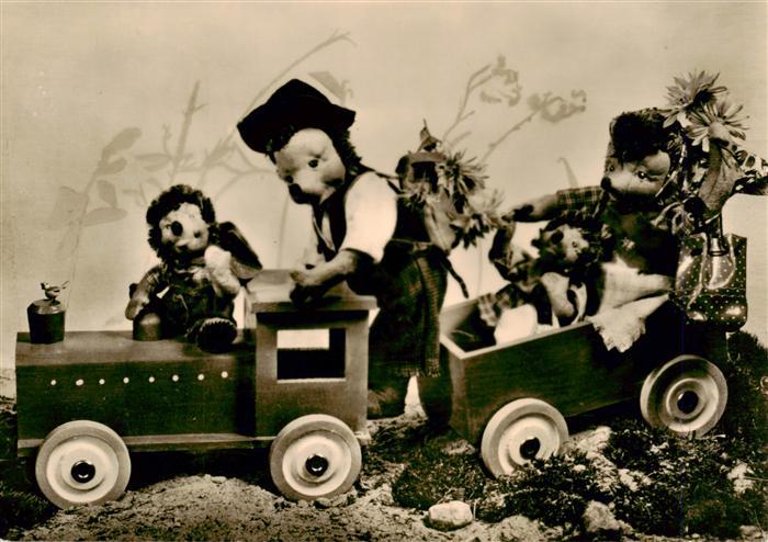 Puppen Dolls Poupees Munecas Spielzeug Igel Zug