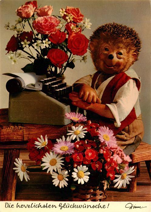 Mecki Nr. 478 Diehl Film Hoer Zu Igel Schreibmaschine