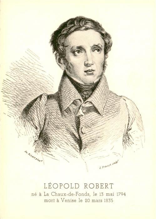 Robert Leopold Kuenstlerkarte Chaux de Fonds Venise