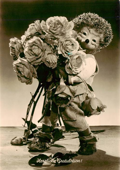 Mecki Nr. 15 Gebrueder Diehl Hoer Zu Gratulation Igel Rosen