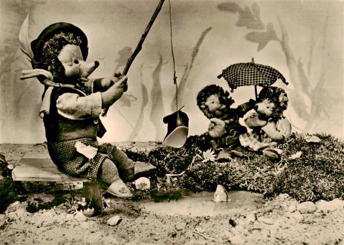 Puppen Dolls Poupees Munecas Spielzeug Igel Angeln Kinder