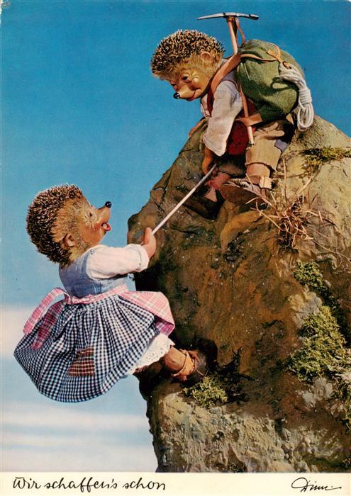 Mecki Nr. 313 Diehl Film Hoer Zu Igel Klettern Berg