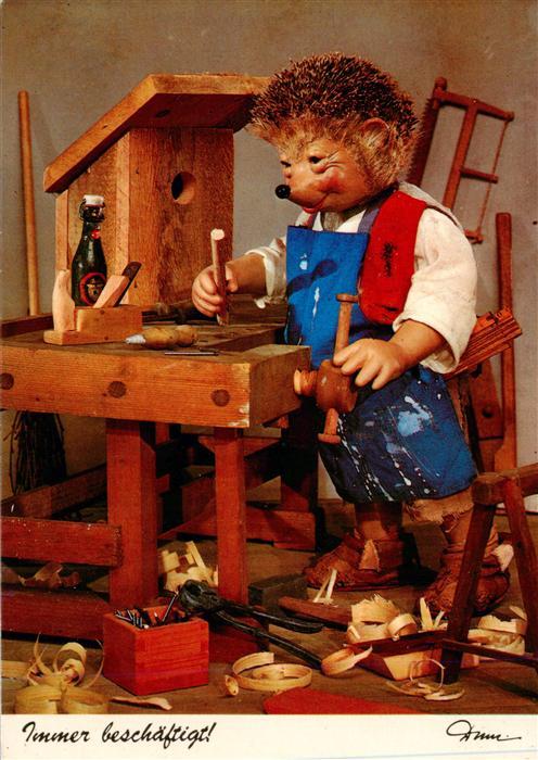 Mecki Nr. 491 Diehl Film Igel Werkstadt Holz