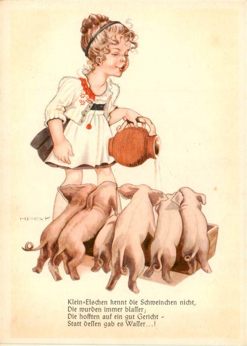 Peyk Hilla Nr. 707 Schweine Kind