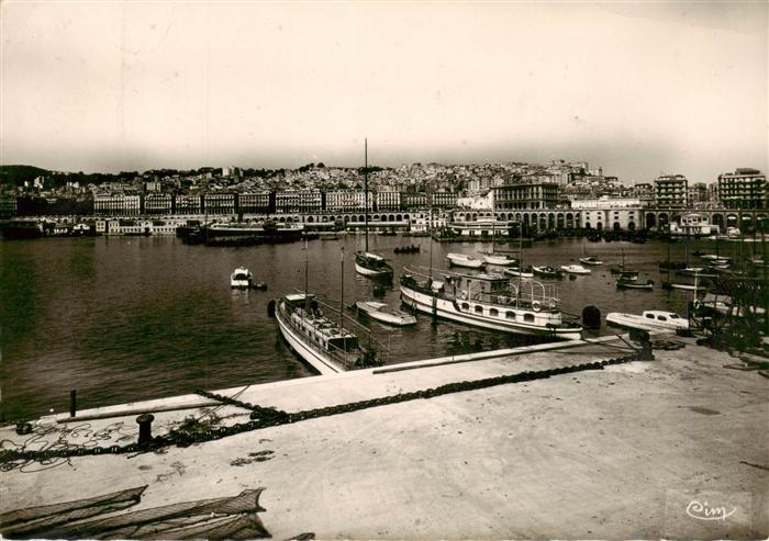 ALGER Algier Algerie Hafenpartie