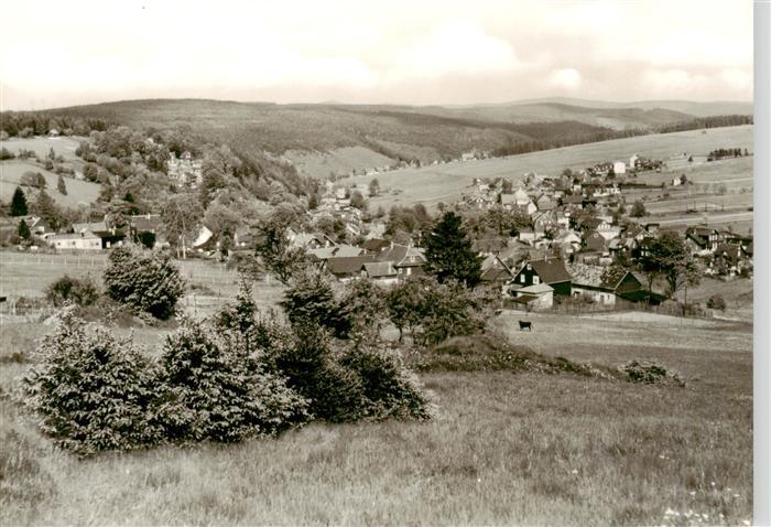 Altenfeld Thueringen Blick vom Rotkopf