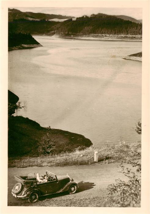 Hohenwarte Saaletalsperre Thueringen Blick auf den Stausee