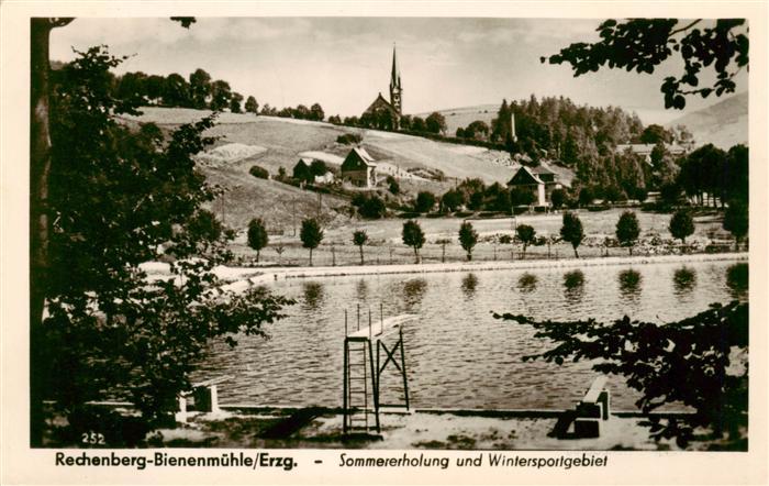 Rechenberg -Bienenmuehle Osterzgebirge Sommererholung und Wintersportgebiet