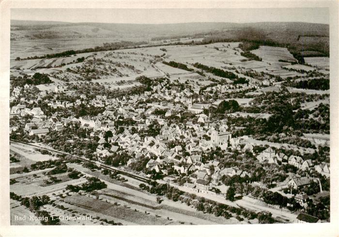 Bad Koenig Odenwald Fliegeraufnahme