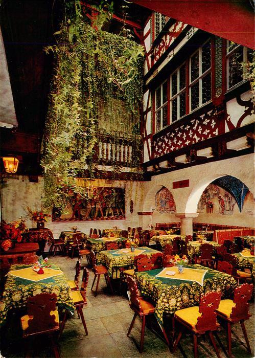 ROTHENBURG   TAUBER Bayern Baumeisterhaus Cafe-Restaurant-Konditorei Patrizierho
