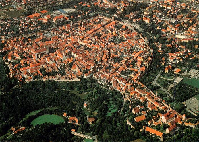ROTHENBURG   TAUBER Bayern Stadtmauer Altstadt Kirche Daecher Stadtbefestigung T