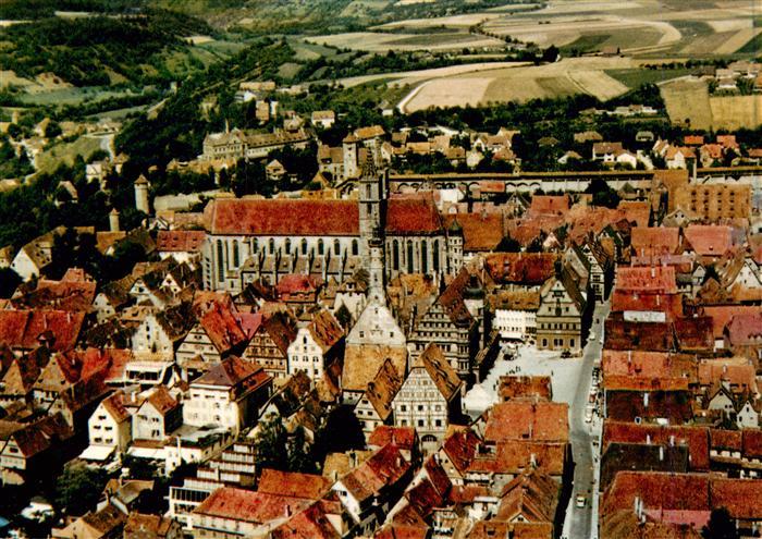 ROTHENBURG   TAUBER Bayern Fliegeraufnahme Altstadt Kirche Rathaus Fachwerkhaeus