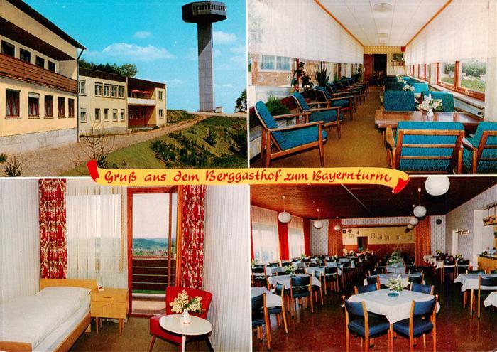 Sternberg Zimmerau Bayern Berggasthof-Bayernturm Aussichtsturm Zonengrenze Gastr