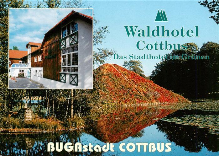 COTTBUS Brandenburg Waldhotel Drachhausener-Strasse BUGAstadt Teich Herbstlaub S
