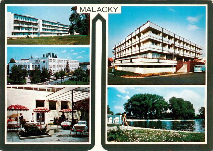 Malacky Slovakia Poliklinika Hotel-Záhoran Atrium Kúpalisko Schwimmbad Mehrbildk