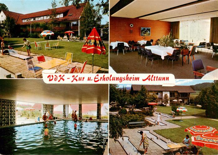 Alttann Allgaeu Wolfegg BW VDK-Erholungsheim Alttann Wolfegg Hallenbad Speisesaa