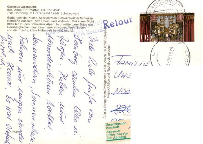 Hornberg Herrischried Waldshut BW Gasthaus-Jaegerstueble Hotzenwald Schwarzwald – Bild 2