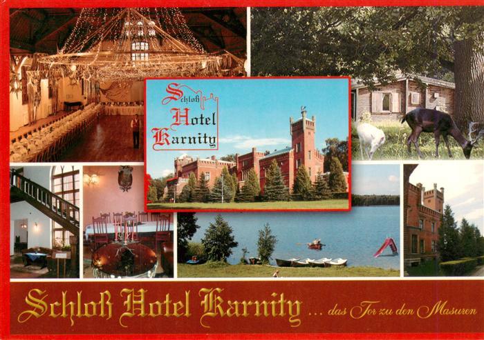 Milomlyn Liebemuehl PL Schloss-Hotel-Karnity Masuren See Schloss Innenraum Hirsc