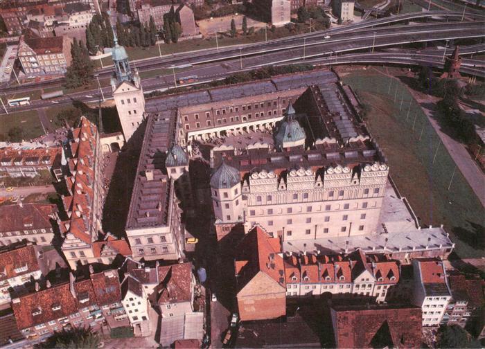 Gotzlow Stettin Westpommern Zamek-Książąt-Pomorskich Schloss Fliegeraufnahme Tue
