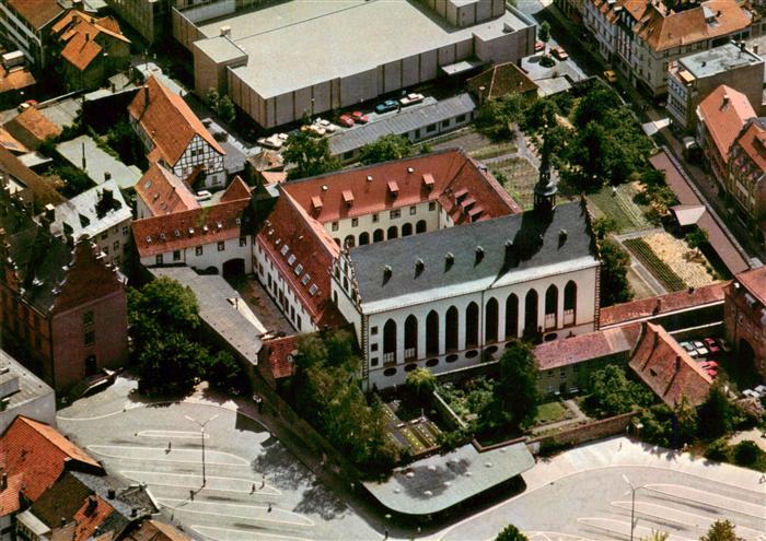 FULDA Hessen Benediktinerinnen-Abtei Nonnengasse Kloster Luftbild Arkaden Innenh
