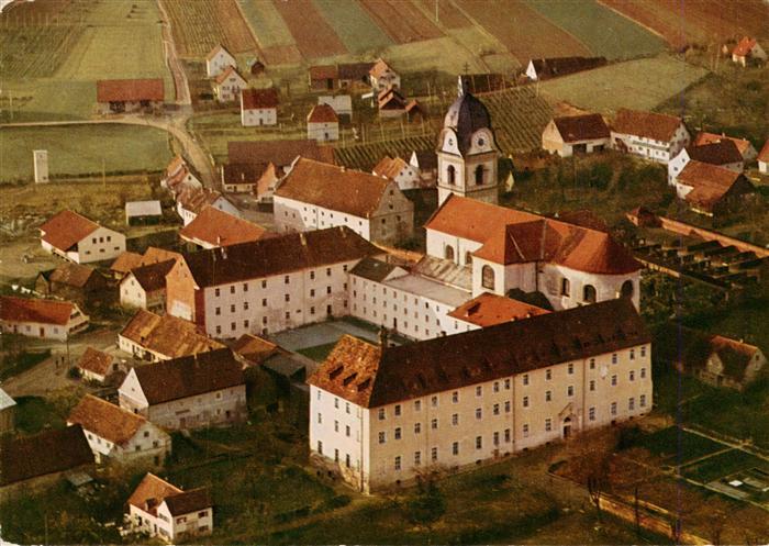 Rohr Niederbayern Benediktiner-Abtei Asam-Kirche Gymnasium Schuelerheim Luftbild