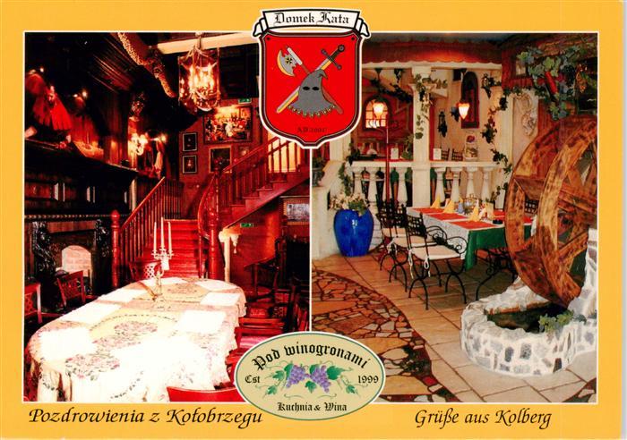 KOLOBRZEG Kolberg Ostseebad PL Domek-Kata Pod-Winogronami Restaurant-Innenraum W