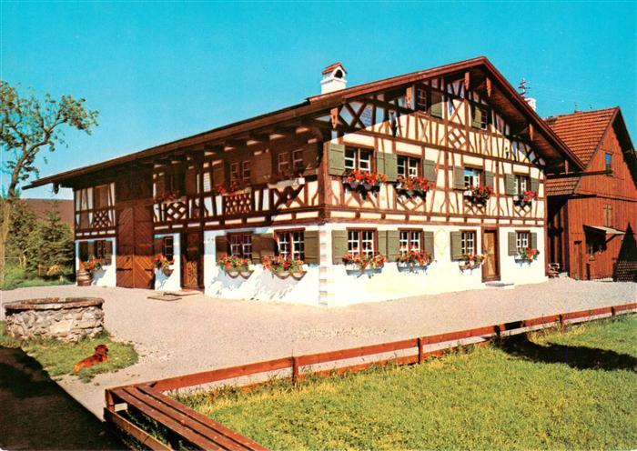 Illerbeuren Kronburg Unterallgaeu Bauernhofmuseum Grieshof Fachwerk Bauernhaus B