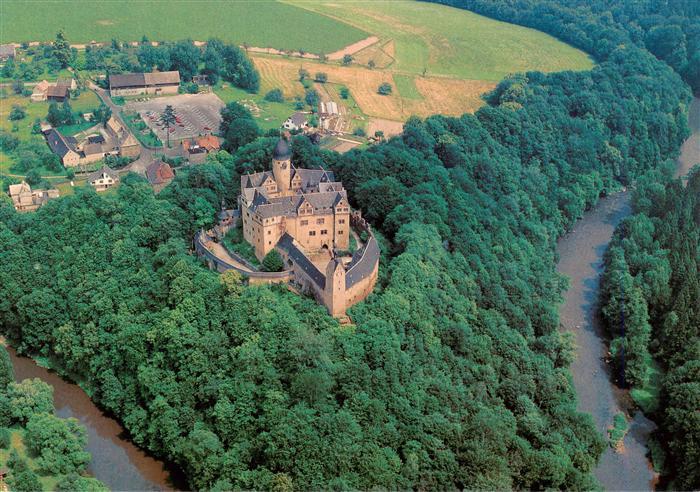 Rochsburg Mulde Lunzenau Sachsen Schloss-Rochsburg Zwickauer-Mulde Fluss Burg Wa