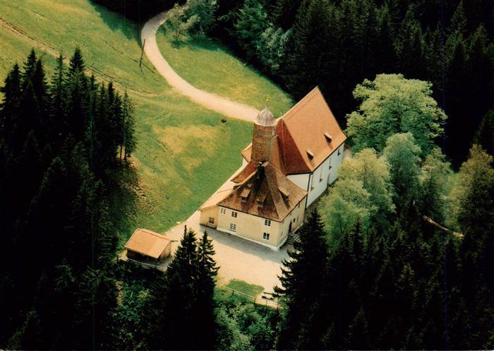 Nesselwang Allgaeu Bayern Wallfahrtskirche-Maria-Trost Einsiedelei Fliegeraufnah