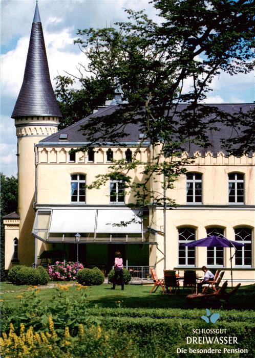 Golchen Brueel Schlossgut-Dreiwasser Schloss Pension Heiden-See Garten Mecklenbu