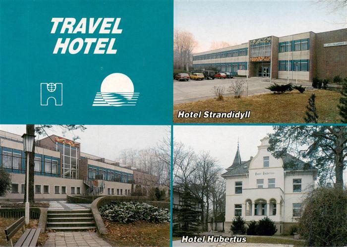 HERINGSDORF Ostseebad Usedom Hotel-Strandidyll Hotel-Hubertus Travel-Hotel Delb